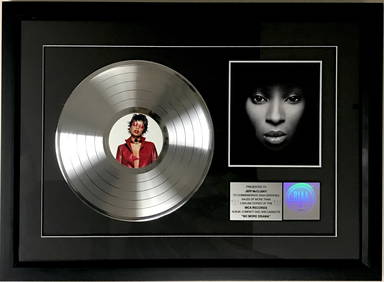 Mary J Blige No More Drama RIAA 2x Multi-Platinum Award (1 of 7)