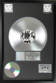 Michael Jackson Invincible RIAA 2x Multi-Platinum Album Award