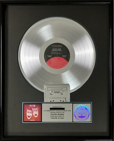 Mötley Crüe Theatre Of Pain RIAA Platinum Album Award