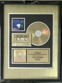 Natalie Cole Stardust RIAA Gold Album Award- New, sealed