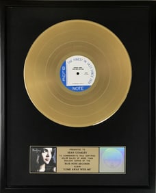 Norah Jones Come Away With Me RIAA Gold Album Award