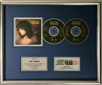 Ozzy Osbourne No More Tears CRIA Double Platinum Album Award
