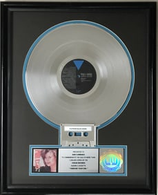 Paula Abdul Forever My Girl RIAA Platinum Award