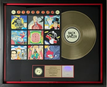 Pearl Jam Backspacer RIAA Gold Album Award