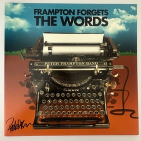 Peter Frampton Forgets The Words LP signed by Frampton w/BAS COA