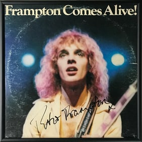 Peter Frampton Frampton Comes Alive! LP signed by Frampton w/Epperson LOA