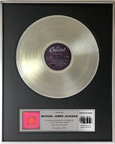 Red Rider As Far As Siam CRIA Platinum Album Award