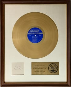Rolling Stones Beggars Banquet RIAA Gold Album Award - RARE