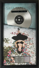 Sara Bareilles Little Voice RIAA Platinum Album Award