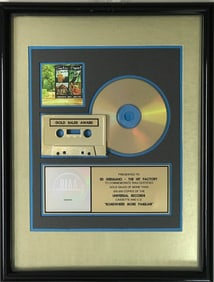 Sister Hazel ...Somewhere More Familiar RIAA Gold Album Award