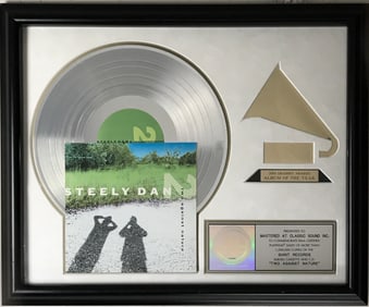 Steely Dan Two Against Nature RIAA Platinum Album Award