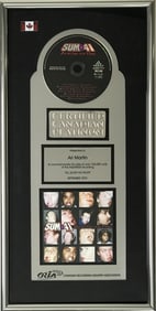 Sum 41 All Killer No Filler CRIA Platinum Album Award