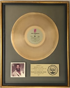 Teddy Pendergrass TP RIAA Gold LP Award
