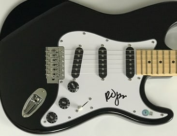 The Cure Robert Smith Signed Guitar w/BAS COA