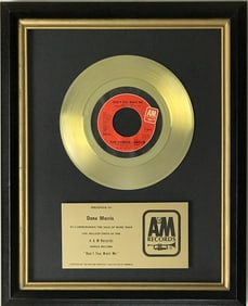 The Human League "Don't You Want Me" A&M Records award