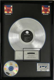 The Simpsons Sing The Blues RIAA 2x Multi-Platinum Album Award (1 of 10)