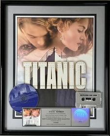 Titanic Soundtrack RIAA 10x Multi-Platinum Album Award