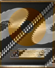 Triumph Allied Forces RIAA Gold Album Award (1 of 7)