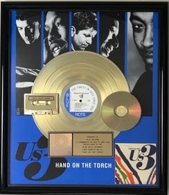 Us3 Hand On The Torch RIAA Gold Album Award
