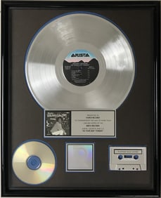 Whitney Houston I'm Your Baby Tonight RIAA Platinum Award