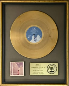 Yes Going For The One RIAA Gold Album Award