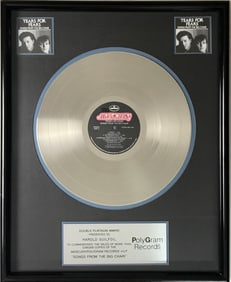 Tears For Fears Songs From The Big Chair '80s Polygram Records 2M Sold Album Award