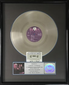 Stevie Nicks The Wild Heart RIAA Platinum Album Award