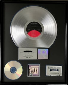 10,000 Maniacs In My Tribe RIAA Platinum Album Award