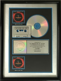 Armageddon soundtrack RIAA 2x Multi-Platinum Album Award