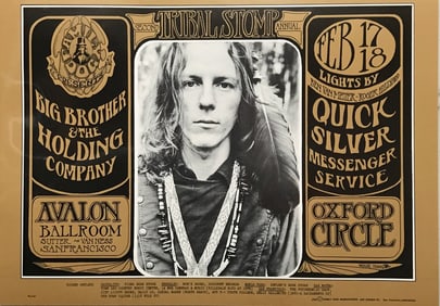 Big Brother & Holding Co FD-48 '67 Poster- Grade 9.4