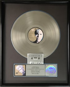 Billy Idol Whiplash Smile RIAA Platinum Album Award