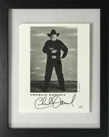 Charlie Daniels Signed Photo w/JSA COA