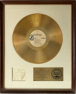Derek and the Dominos Layla RIAA Gold Album Award - RARE: RIAA Gold Album Award for Derek and the Dominos album Layla (full title: Layla and Other Assorted Love Songs). Released on Nov. 9, 1970, the album was certified Gold by the RIAA on August 26, 1971 for