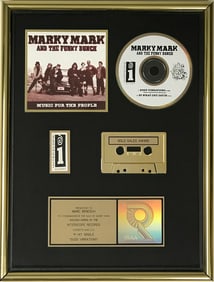 Marky Mark & Funky Bunch "Good Vibrations" RIAA Gold Single Award