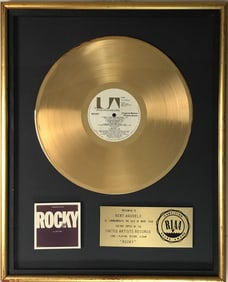 Rocky Soundtrack RIAA Gold Album Award