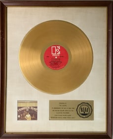 The Doors Morrison Hotel/Hard Rock Cafe RIAA Gold Album Award presented to The Doors - RARE