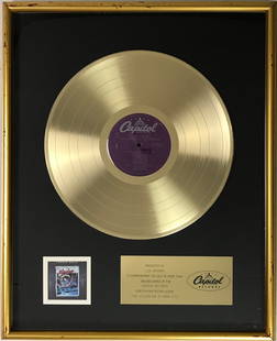 Thomas Dolby The Golden Age Of Wireless 1983 Capitol Records Award: Capitol Records 1983 award for Thomas Dolby album The Golden Age Of Wireless. The album contained the hit "She Blinded Me with Science". The album was successful in the U.S. and Canada, with the singl