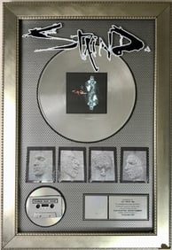 Staind Dysfunction RIAA Platinum Album Award