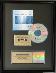 George Winston Forest RIAA Gold Album Award