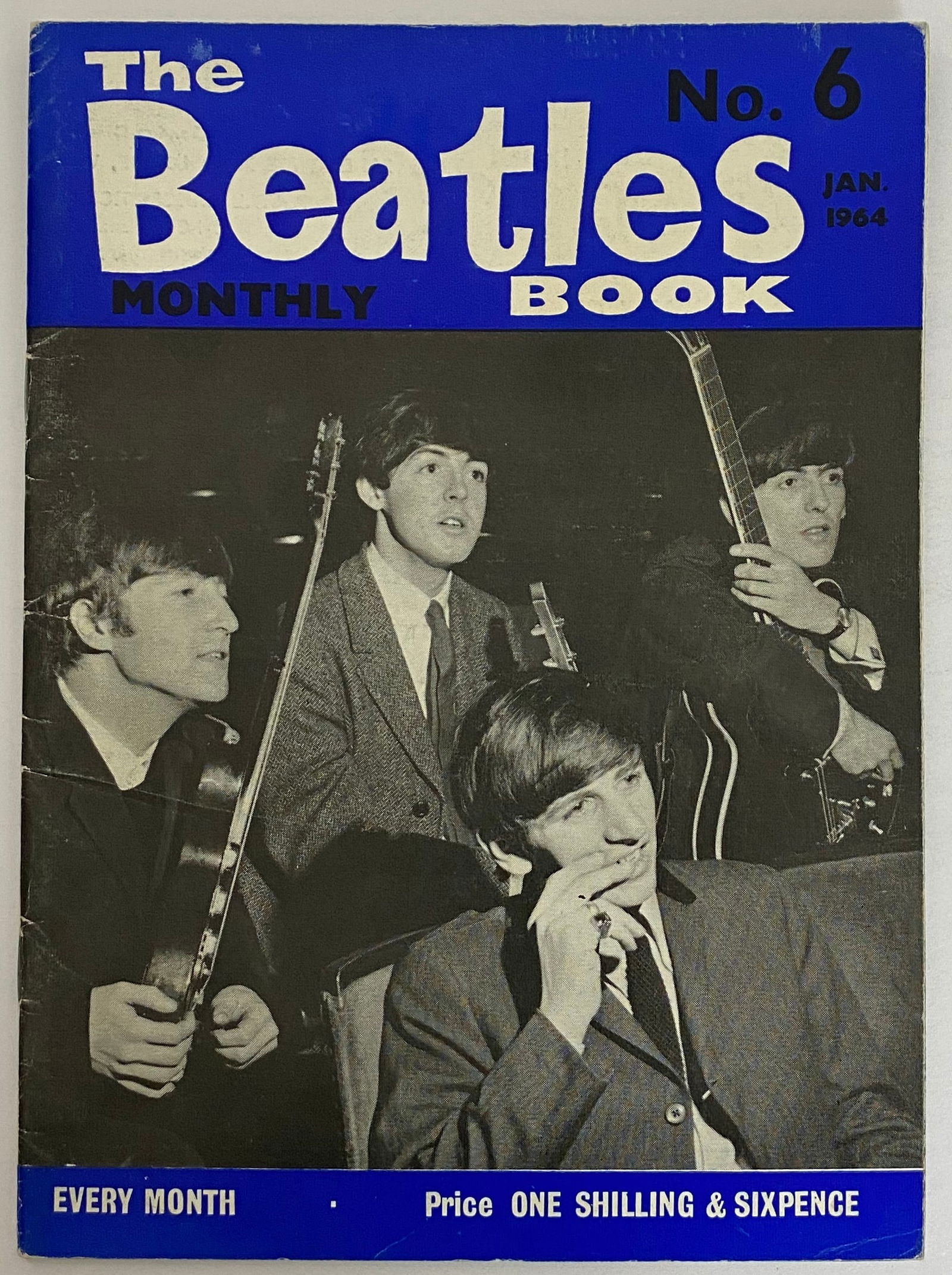 Beatles Book Monthly Magazine Jan 1964 Issue #6 - RARE (1 of 3)