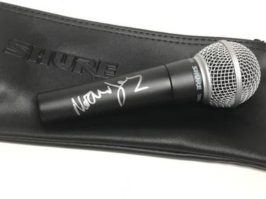 Norah Jones Signed Microphone w/BAS COA