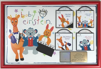 Baby Einstein Series Disney RIAA Gold Album Award
