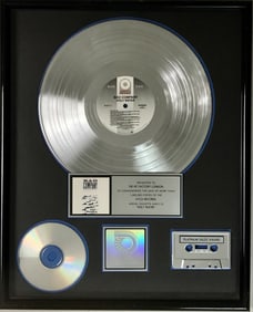 Bad Company Holy Water RIAA Platinum Album Award