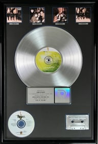 Beatles Live At The BBC RIAA 4x Platinum LP Award