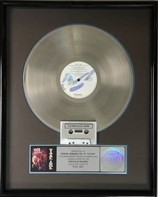 Billy Idol Vital Idol RIAA Platinum Album Award