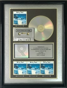 Billy Joel River Of Dreams RIAA 4x Multi-Platinum Album Award