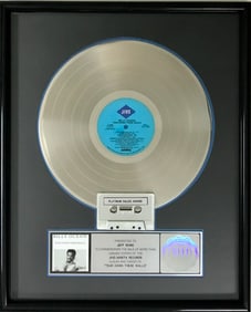 Billy Ocean Tear Down These Walls RIAA Platinum Award