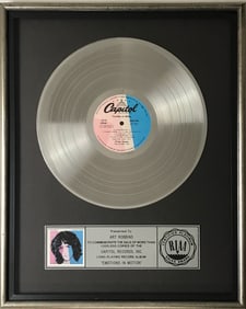 Billy Squier Emotions In Motion RIAA Platinum Album Award