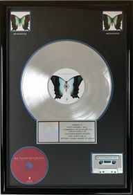 Bob Carlisle Butterfly Kisses (Shades Of Grace) RIAA 2x Multi-Platinum Album Award -NEW