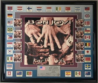 Bon Jovi Keep The Faith In-House Award